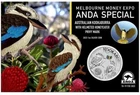 2023 ANDA Melbourne Expo Kookaburra 1 oz Silver Helmeted Honeyeater PRIVY Mark