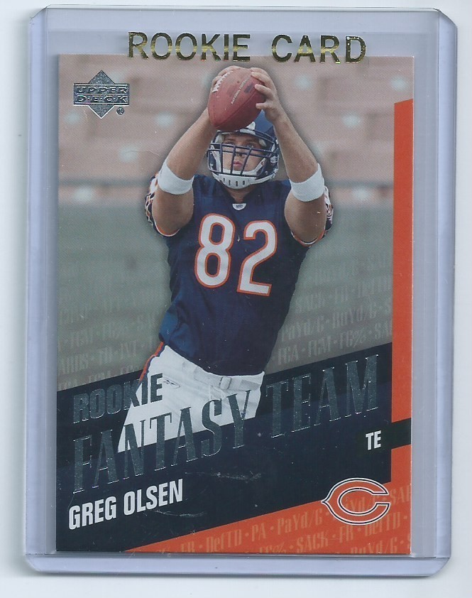 Greg Olsen 2007 Upper Deck Rookie Fantasy Team Rookie Card #rft-go