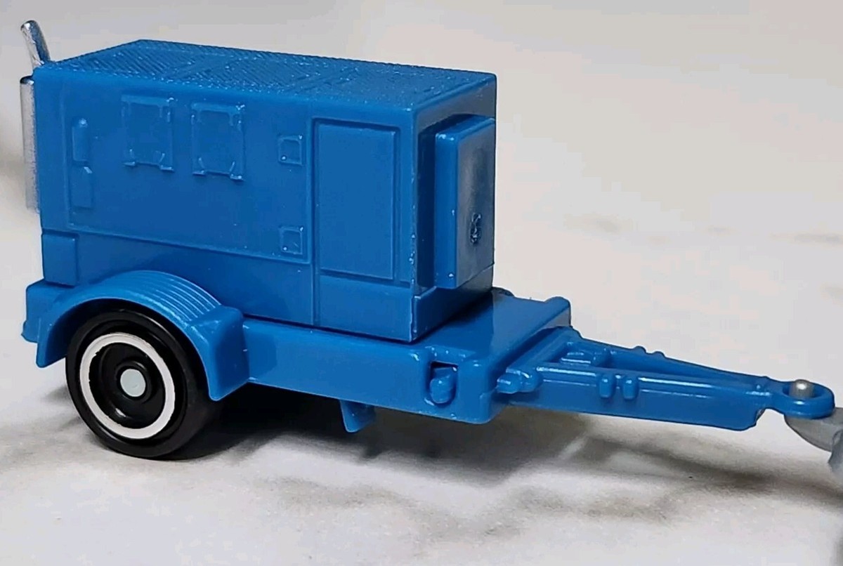 1:64 Construction Generator Welder Trailer With Hitch For Matchbox