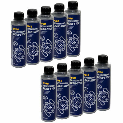 Ölstop Additiv 10 x 250 ml Getriebe Öl Ölverlust Stop Getriebeöl Mannol 9968