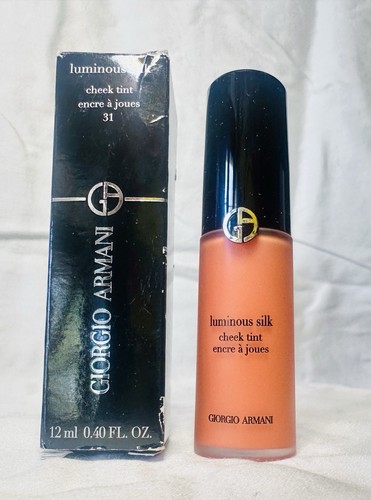 Giorgio Armani Luminous Silk Cheek Tint ~ 31 VIVID CORAL ~ 12mL / .40 Fl Oz
