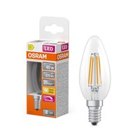Osram Led Filament Kerze 3,4W = 40W E14 Klar 470Lm Warmweiß 2700K Dimmbar