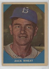 1960 Fleer Baseball Greats Zack Wheat #12 HOF 1gg4
