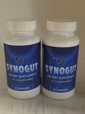 2x Synogut Pills Dietary Supplement for Gut Health 60 Count (120 Total) 11/26