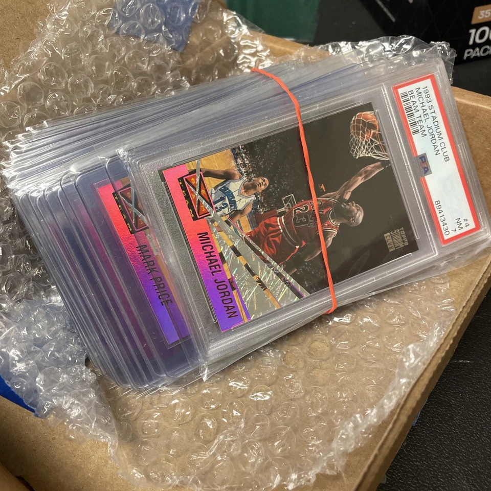 1993-94 Stadium Club Beam Team Complete Set W/ Michael Jordan, Shaq, Penny RC - Image 3 of 3