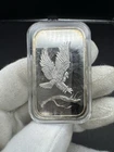 Vintage USA Eagle 999 Silver Art Bar Proof - Engraved