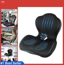 Car Seat Cushion Office Chair Cushion with Lumbar Support Pillow Memory Foam