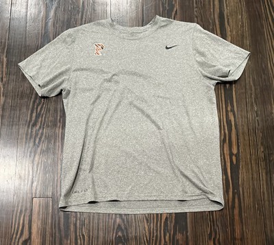 Nike Princeton Tigers Dri Fit T Shirt Men s XL Gray Polyester 