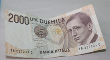 2000 Lire Duemila Banca D Italia Marconi 1990 Italy Paper Money TB227231D