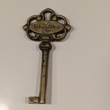 Genuine Original Ethan Allen Furniture Brass Grandfather Clock 1776 DOOR KEY
