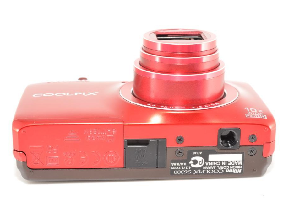 Nikon COOLPIX S6300 Red 16.0MP 10x optical zoom Digital
