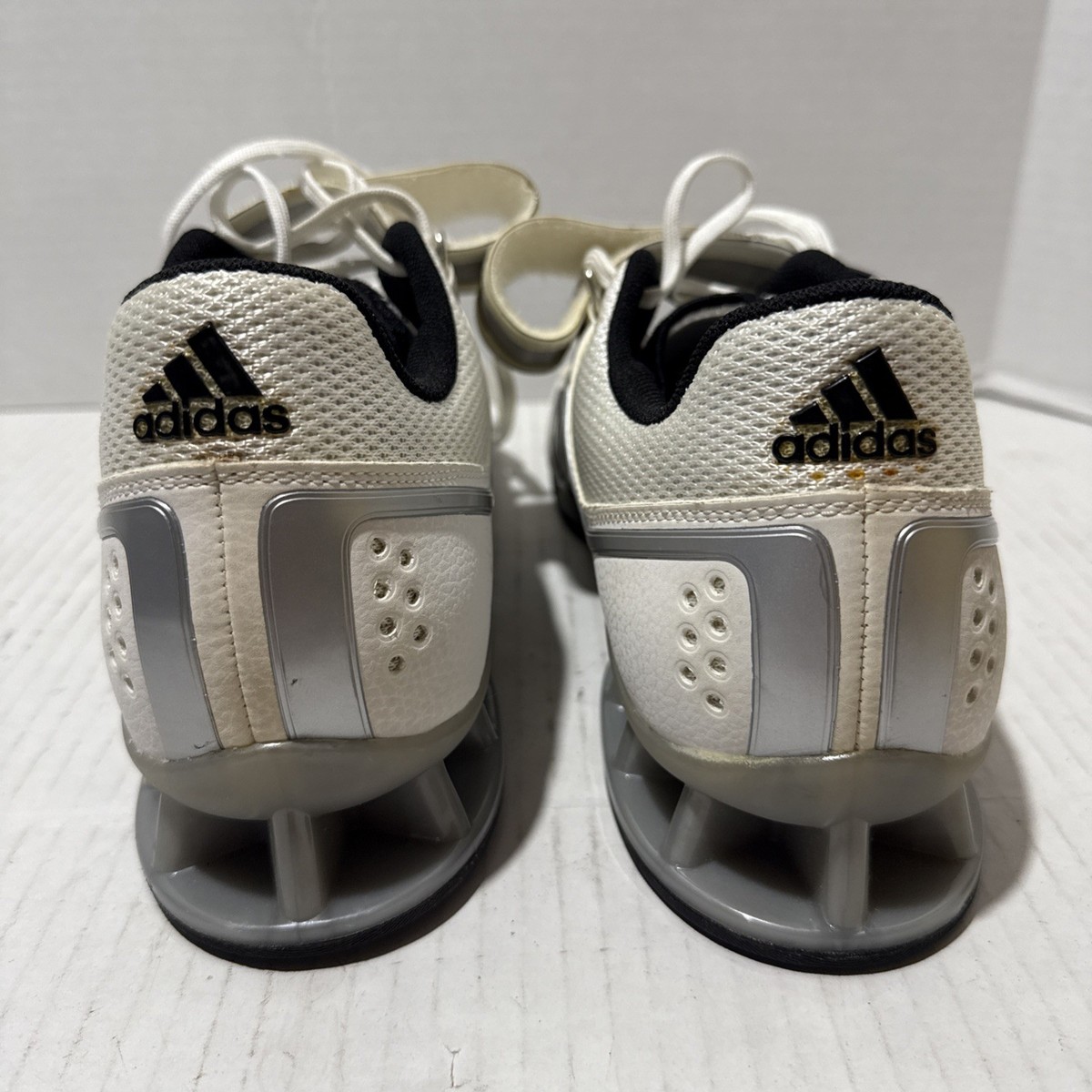 Size 12 - Adidas adiPower Weightlifting Shoes Core White for sale
