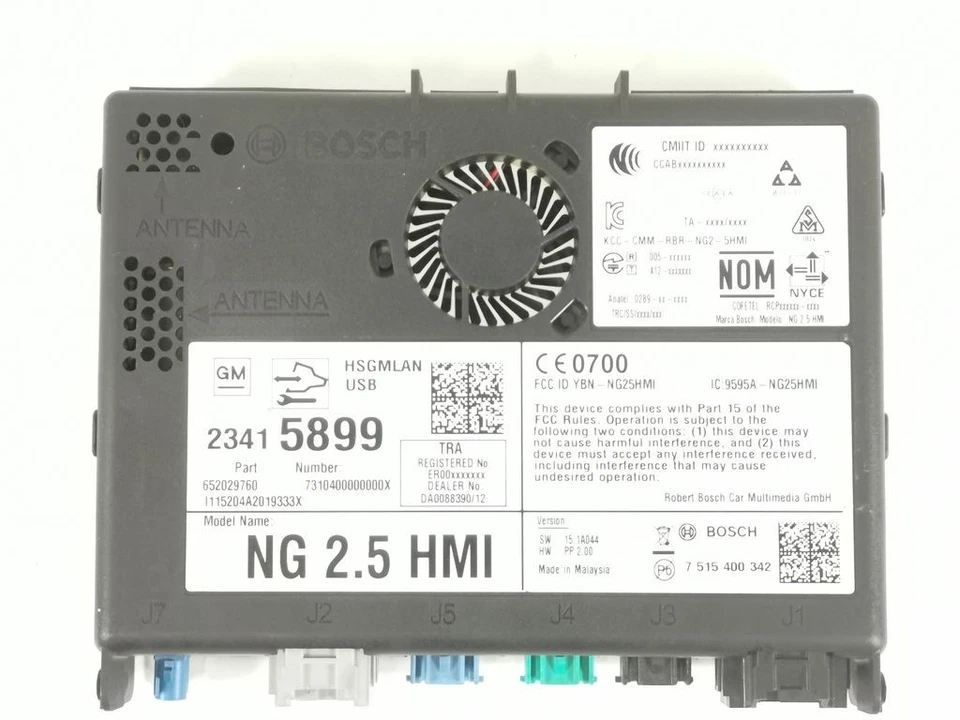 Chevrolet Corvette C7 2016 Altri moduli centraline 23415899 TLD9987 - Immagine 2 di 4