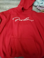 jordan hoodie xl Women's Red, 6 Rings Accents