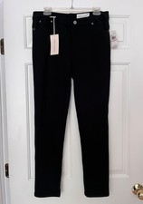 Vince Camuto Essentials Pants Solid Black Stretch  Size 10  NWT