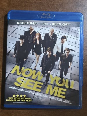 Now You See Me (Blu-ray/DVD Combo, 2013 2-Disc Set) 