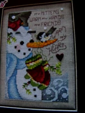 Stoney Creek Magazine Cross Stitch Pattern "Warm My Heart" PRICE DROP!