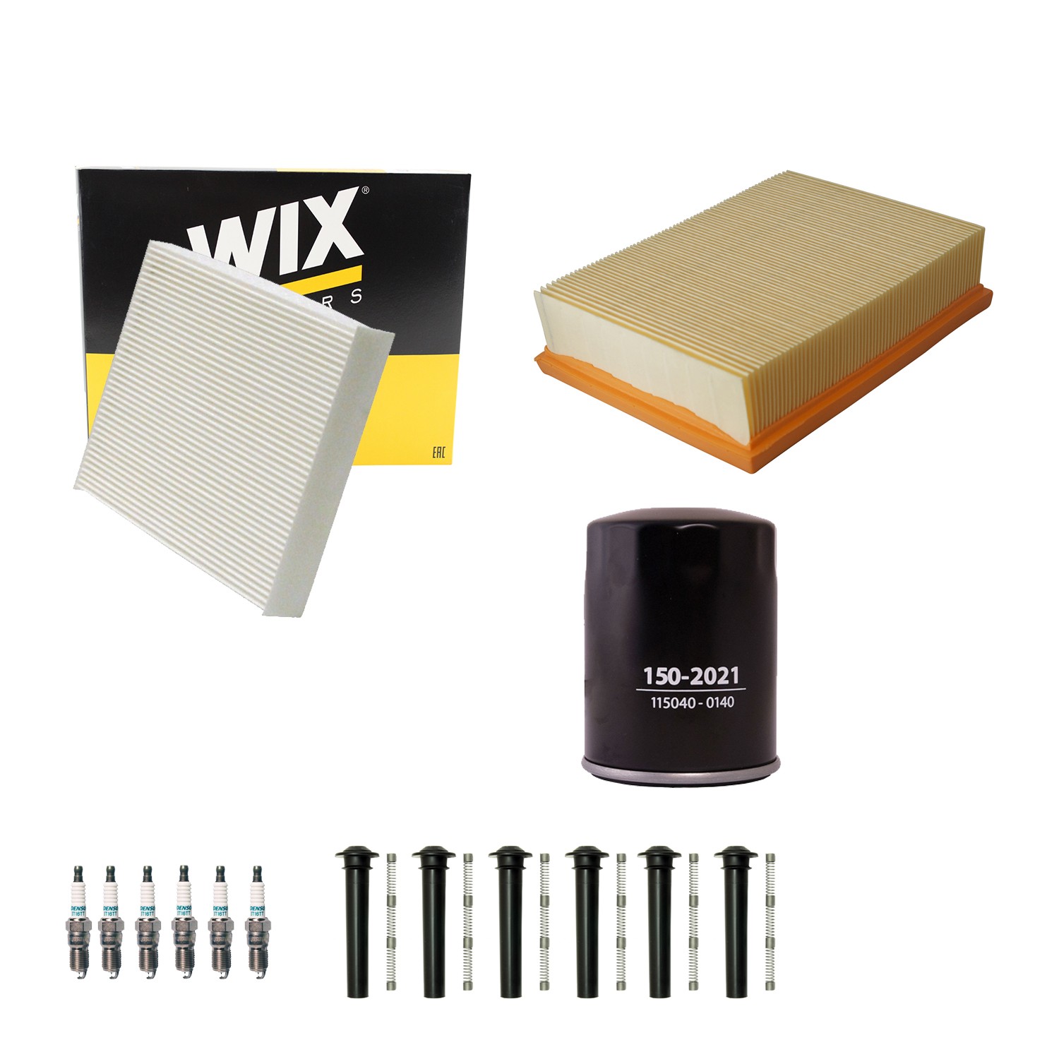 Denso Tune Up Kit NGK 6 Spark Plugs  Boots Kit for Fusion Milan 3.0L V6 Vin G