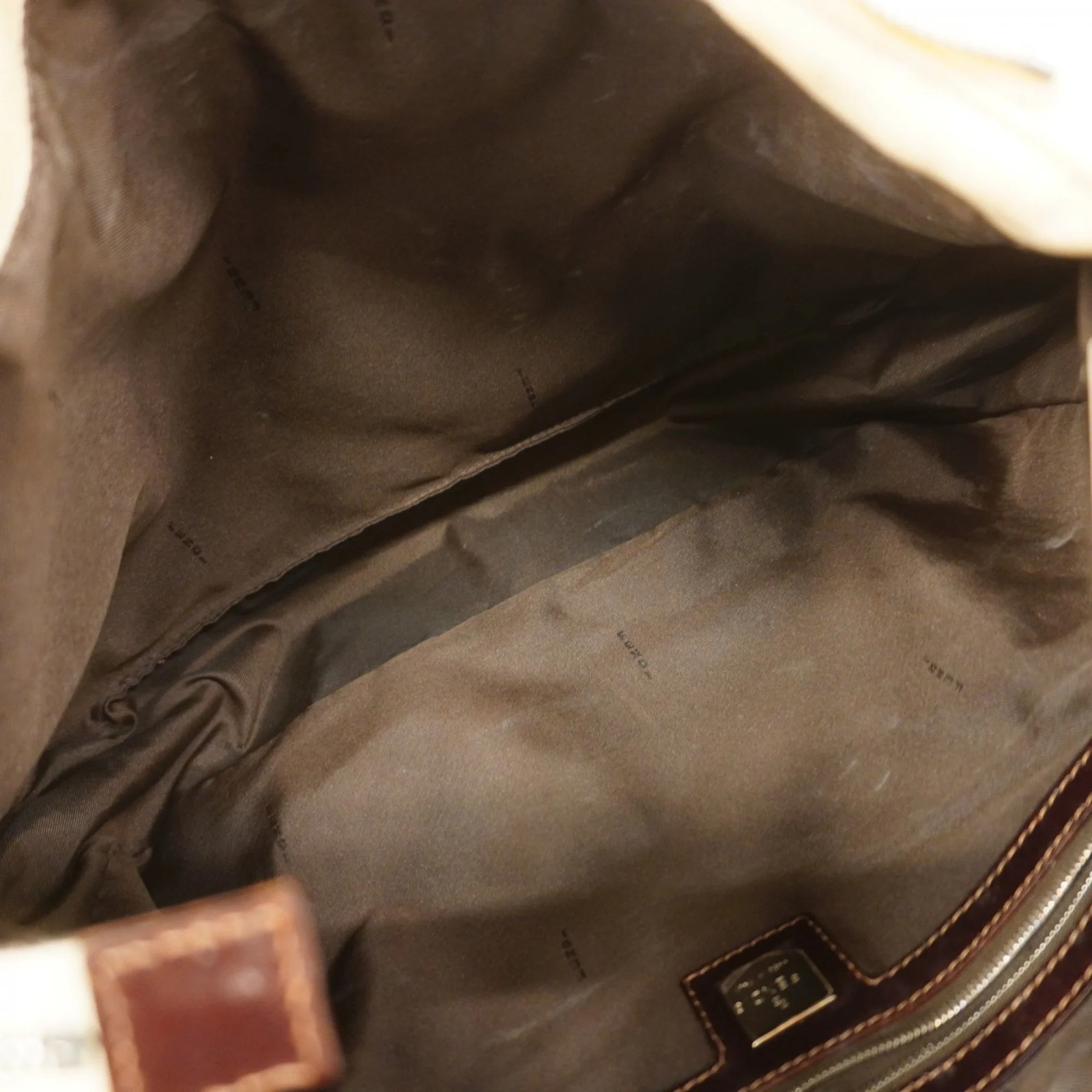 Fendi shoulder bag in Zucca canvas, beige and brown, for women GZl1fg2z thumbnail 4