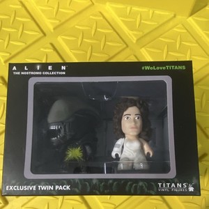 Titans Vinyl Figures Aliens Nostromo Nerd Block Exclusive Twin Pack 2015