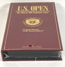 VTG 1990 US Open Highlights VHS Tape Easton P...