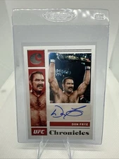 DON FRYE 2021 PANINI CHRONICLES SIGNATURES AUTO # CS-DFY B485 UFC