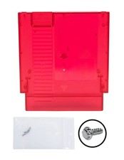 Nintendo NES Clear Red Game Cartridge Shell-Made in USA
