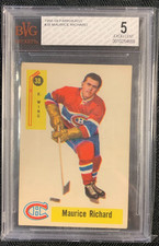 MAURICE ROCKET RICHARD 1958-59 PARKHURST #38 BVG EXCELLENT 5 MONTREAL CANADIENS