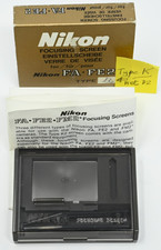 Nikon Focusing Screen Type K Split for FA FE2 FM2 FM2N FM2/T w Instructions Case