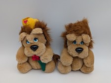 Applause Lion Lionheart Plush 6 Inch 1988 Lot of 2 Stuffed Animal toy