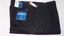 54" X 29" DOCKERS FLAT FRONT ORIGINAL CLASSIC FIT KHAKIS - BLACK - NWT