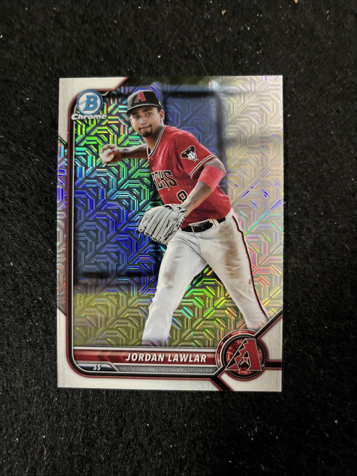 2022 Bowman #BCP-141 Jordan Lawlar Chrome Prospects Mojo Refractors