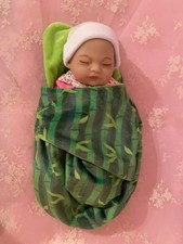 Terabithia 10'' Mini Cute Lifelike Silicone Vinyl Full Body Reborn Baby Doll