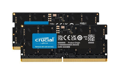 Crucial 64GB 2 x 32GB DDR5 RAM 5600MHz Laptop Memory 5600 SODIMM