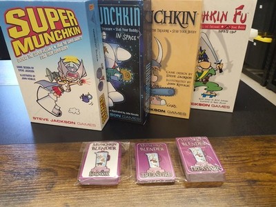 Munchkin Card Game Mixed Lot Assorted Expansions Steve Jackson