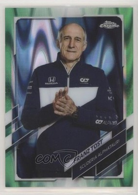 2021 Topps Chrome Formula 1 F1 Crew Green RayWave Refractor 76/99 Franz Tost ob9