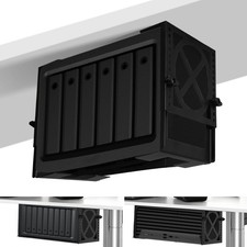Adjustable Under Desk Mini PC Mount Bracket Holder for PCS or NAS,Heavy-Duty ...