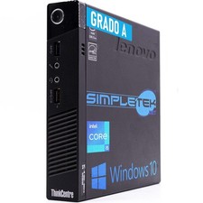 Mini Pc Nuc Computer Lenovo M93P Tiny I5 4570T Windows 10 Pro 8 Gb Ssd 480 Gb