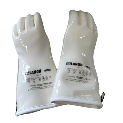 Lanon Size 8 Silicon gloves S600 New Open Torn Box Heat/Cold Resistant