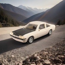 H0 1:87 Euromodell | Opel Manta B SR GT/E | weiß schwarze Motorhaube | OVP