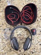 Beats Studio Wired Headphones Used With Box Silver Read And See Pictures