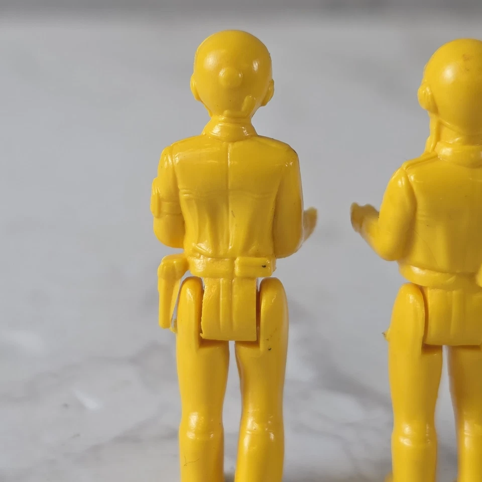 MINIFIGURA 2 TENTE EXIN DE COLECCIÓN AÑOS 80 SOLDADO MILITAR 1.5" PILOTO CONDUCTOR MARRÓN Foto 3 de 4