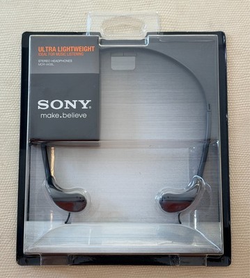Sony MDR-W08L Headband Wired Headphones - Black - BRAND NEW in Retail Package