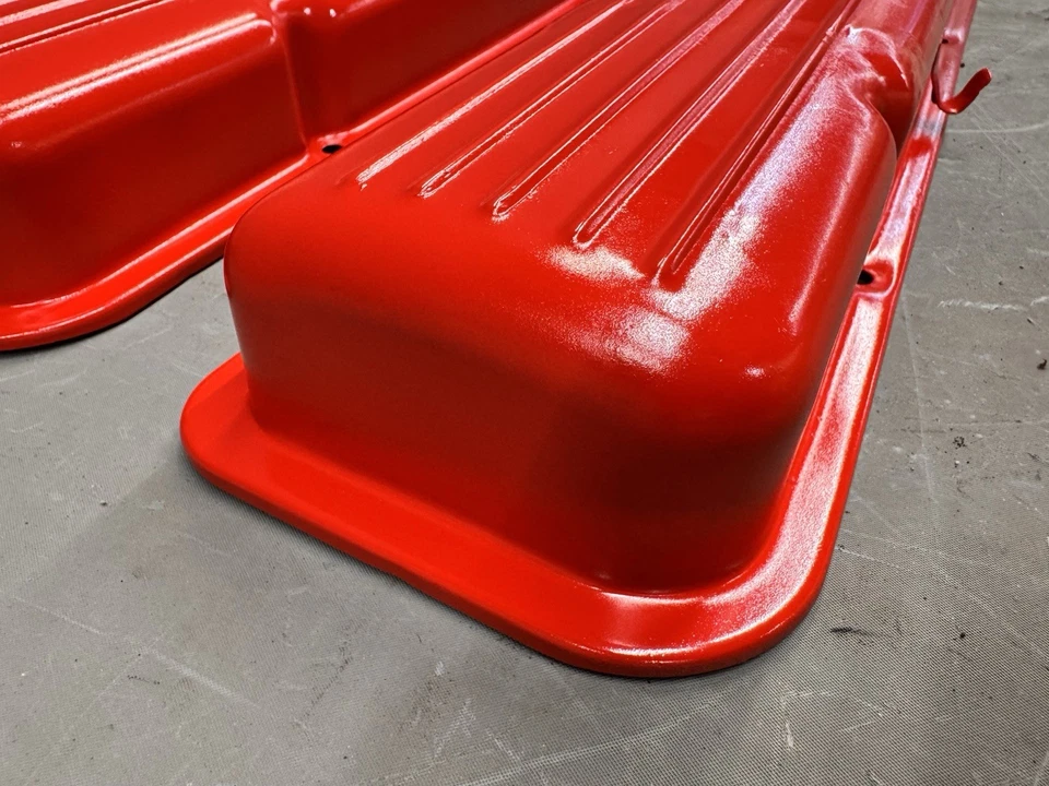 1962 1963 1964 1965 Odsmobile 394 V8 cubiertas de válvula de motor Starfire Dynamic 88 98 Foto 2 de 4