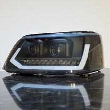LED Scheinwerfer schwarz passend für VW T5 V...