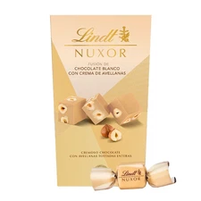 Lindt NUXOR WHITE CHOCOLATE - Chocolate with Whole Hazelnuts Box 150g / 5.29oz