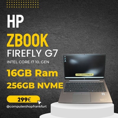 HP Zbook Firefly 14 G7,Intel i7-10610U,16GB Ram,256GB NVME #1