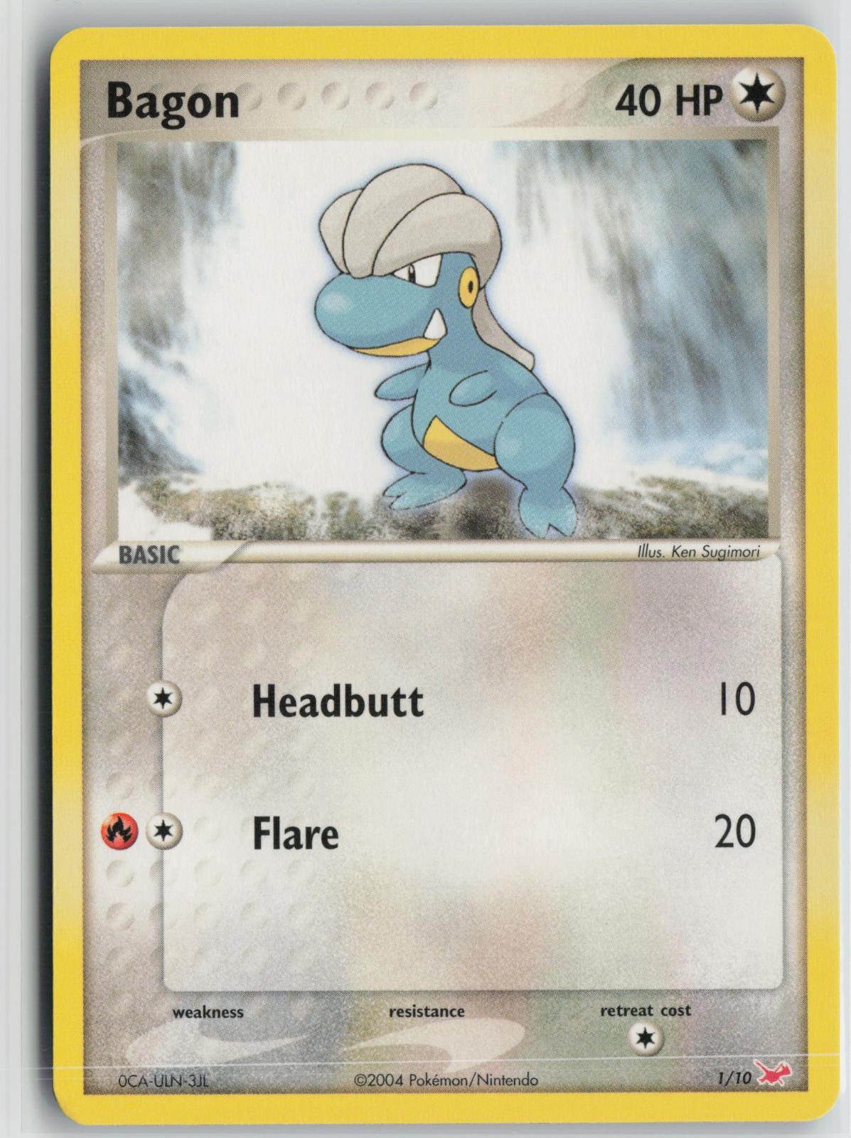 Bagon 1/10 EX Trainer Kit Latias Pokemon Lightly Played