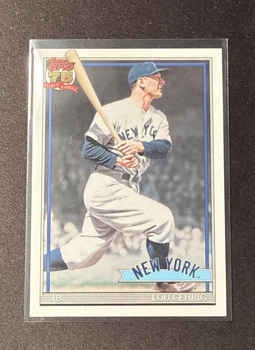 Topps Lou Gehrig Baseball Sports Trading Cards & Accessories for
