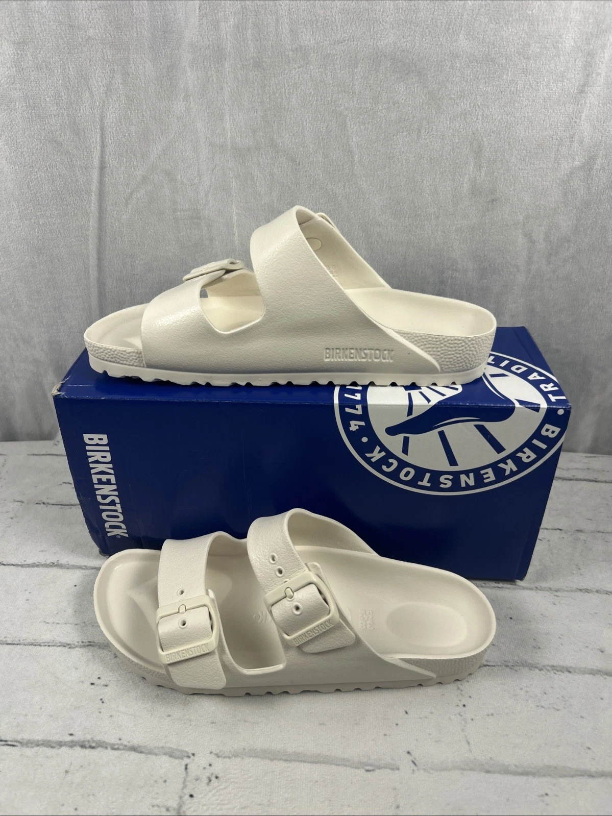 Birkenstock Men's Arizona EVA Essentials, Eggshell, Regular, New Size Men’s 5